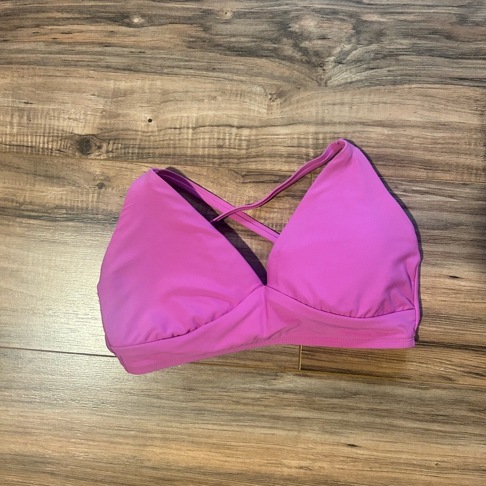 Calla Vibrant Pink Bikini Top